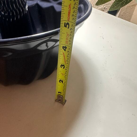 Dr Oetker Gugelhupf bundt 10" x 5" Baking Enamelled Pastry Form Sponge cake BLUE - Picture 7 of 15